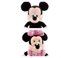 Disney MINNIE MAUS und MICKY MAUS Mini-Bean-Bag Stofftier Plüschtier Set 20cm