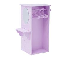 Olivias Little World TD-0094AP Puppen-Kleiderschrank, violett