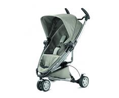 Quinny Zapp Xtra 2 Buggy mit viel Zubehör - sehr klein zusammenfaltbar, leicht und komfortabel, grau