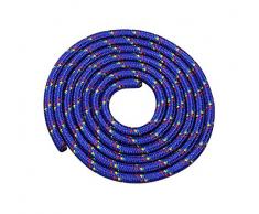 Vinex Seilspringen - Springseil 3 Meter - schönes Muster - blau