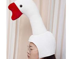 wqmdeshop Stofftier 48Cm Süße Plüschgänse Hut Kuscheltiere Spielzeug Zubehör Mode Kreative Halloween Party Dressing Dekor Geschenke