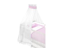 Träumeland TT12504 Himmel für Babybett Krönchen, 160 x 300 cm, rosa