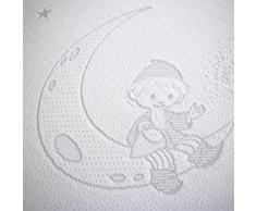 Betten-ABC Unser Sandmännchen Matratze mit eingenähten Stickereien, Gesamthöhe 10 cm, Schadstofffrei - Grösse 80x160