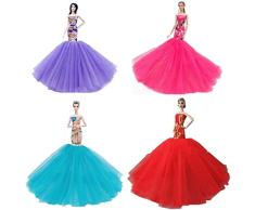 Puppenkleidung 30cm, Puppenkleider, Doll Clothes, Partykleider für 30 cm Mädchen Puppe, 4 STK,b