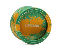 Magic Yoyo Pro Responsives Jojo für Anfänger V6 Locus Space Matt Metall mit Pouch Handschuh 5 Saiten, Grün & Orange