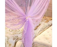Wifehelper Moskitonetz Luxus Princess Vier Eckpfosten Bett Vorhang Baldachin Netting Moskitonetz Bettwäsche Dekoration (120 * 200 * 200 cm / 47,2 * 78,7 * 78,7 Zoll)