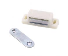 Magnetverschluss, für Kabinett / Schrank / Kleiderschrank, strapazierfähig, 6 kg Haftkraft, 45 mm, 10 Stück