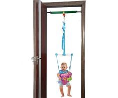 LYXCM Babyschaukel, Starts Deluxe Türhopser Mit Sicherer Und Stabiler Türrahmenklemme,1pink,2Crossbar