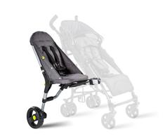 Buggypod Lite 4. Generation: Beiwagen für Kinder- und Sportwagen, passt an die meisten Kinderwagen. Anthrazit.