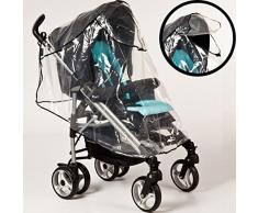 UNIVERSAL Regenverdeck/Regenschutz mit DACH für Buggy Kinderwagen Sportwagen Jogger