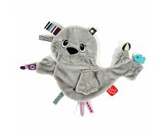 Vital Innovations LL-FR14099 Label-Label Schmusetuch Seelöwe, grau