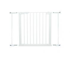 BabyDan Premier Türschutzgitter / Treppenschutzgitter zum Klemmen, 86 - 93.3 cm - hergestellt in Dänemark und vom TÜV GS geprüft, Farbe: Weiß