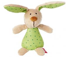 sigikid, Mädchen und Jungen, Greifling und Rassel Hase, Grün/Beige, 41169