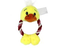 BVYO Pet Toys Lustige gefüllte Plüschente Schweinestein Elefantenspielzeug Hündchen Quietschgeräusch Kauspielzeug Fit für alle Haustiere zur Entfernung Langeweile, 15x9CM