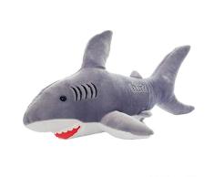 Egosy Baby Shark Plüsch Plüschtier Hai Weiches Plüsch Kissen dient Auch als Einschlafhilfe Plüschtier Kuscheltier Stofftier Plüschhai
