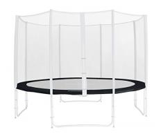 SixBros. Randabdeckung Schwarz für Gartentrampolin 1,85 M - 4,60 M - Ersatzteil Federabdeckung PVC - RA-1958 - Größe 3,05 m 4L