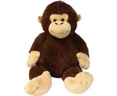 Wagner 9028 - Riesen XXL AFFE 140 cm groß - Plüschbär Kuschelbär Teddy Bär 1,40 m Plüschaffe Schimpanse Teddybär