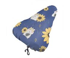 LYMT Fahrradsattel,Fahrrad Sattelbezug wasserdichte und Staubdichte Hungrige Haustiere von Plüschhamster