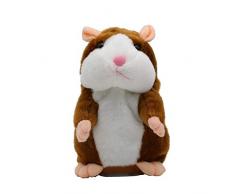 letaowl Kuschel Tier Sprechen Hamster Maus Haustier Plüschtier Niedlich Sprechen Sprechen Schallplatte Hamster Lernspielzeug Für Kinder Plüsch Hamster Gefülltes Spielzeug
