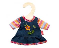 Heless 9510 Peppiges Puppenkleid mit T-Shirt, Größe 20 - 25 cm