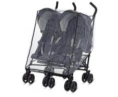 Inglesina A096AH840 Regenschutz für den Zwillingsbuggy Twin Swift