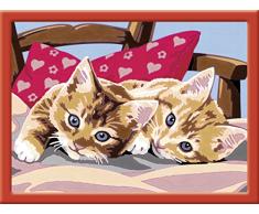 Ravensburger Malen nach Zahlen 28342 - Zwei Schmusekätzchen