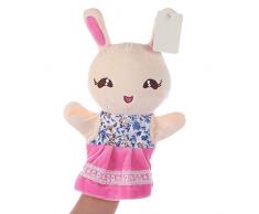 YEYZ-WJ Kinderspielzeug 24cm Kaninchen-Handpuppen-Plüschtiere mit weichem Plüsch-Material, täuschen Spiele/Marionetten-Theater/kuscheliges Geschenk for Kinder im Alter von 3+ vor