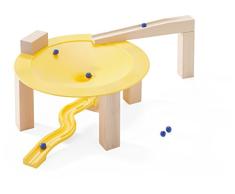 HABA 303943 - Kugelbahn - Ergänzungsset Big Speed Circle | Kugelbahn-Erweiterung aus Holz mit kreisförmiger Station für Beschleunigung der Kugeln | Spielzeug ab 4 Jahren
