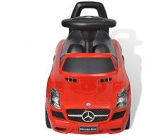 vidaXL Rutschauto 6 Geräusche Rot Rutscher Kinderauto Bobbycar Kinderfahrzeug