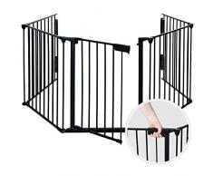 Panorama24 Kaminschutzgitter Gesamtlänge ca. 300cm, 5 Elemente, Höhe ca. 75cm