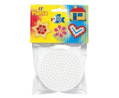 Hama 4451 - Kleine Stiftplatten im Beutel, Viereck, Rund, Sechseck, 3 Stück