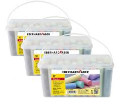 Eberhard Faber 526550 - Straßenmalkreide, 50er Eimer | 3 Eimer