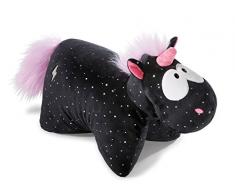 NICI 41426 Theodor and Friends Kuscheltier-Kissen Einhorn Carbon Flash, 40 x 30 cm