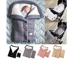 feiledi Trade Universeller Kinderwagenschlafsack mit Kinderwagen-Handmuffe, verdickter Warmer Anti-Tritt-Multifunktionsschlafsack, tragbare, Winddichte Kinderwagendecke