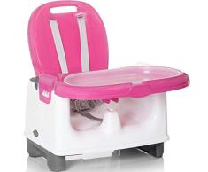 Mitwachsender Tischsitz/Sitzerhöhung/Hochstuhl mit TABLETT (PINK)