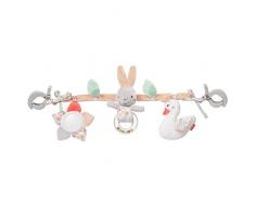 Fehn 062113 Kinderwagenkette Schwanensee | Mobile-Kette mit niedlichen Figuren zum Aufhängen an Kinderwagen, Babyschale oder Kinderbett | Für Babys und Kleinkinder ab 0+ Monaten | Länge: 45cm