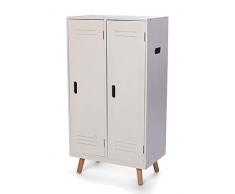 Sehr schöner Puppenschrank aus Holz 85 cm weiß