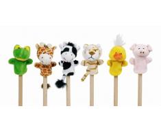 Fingerpuppenset Tiere 6er Set