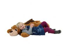 Sweety Toys 10196 Hund BENJI Plüschhund Kuschelhund liegend XXL Riesen Teddy BRAUN 100 cm