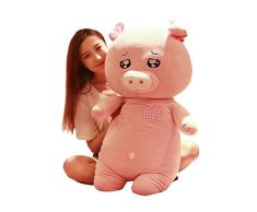 ZMDZA Plüschtier, kuschelweichem Plüsch-Schwein - ideal for Kinder und Kleinkinder (Farbe: Pink) (Size : 55cm)