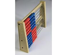 100`er Rechenrahmen rot-blau, Abakus, student`s abacus, SystemKühnel