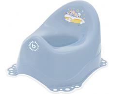 BIECO Töpfchen für Kinder mit Zebra Motiv | Anti Rutsch Funktion | ab 8 Monate bis etwa 3 Jahre | WCKlo | Kindertoilettensitz | Kindertopf | Toilettentrainer | Klositz Kinder