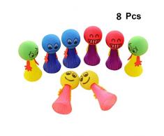 YeahiBaby 8 stück Springende Spielzeug Kinder Springbälle Spielzeug Mitgebsel Größe S (Zufällige Farbe)