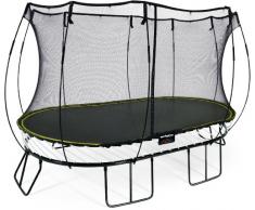 Springfree Trampolin O92 - Large Oval 240 cm x 400 cm Reine Sprungfläche (entspricht 300 cm x 460 cm) inkl. Netz