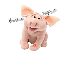 Izzy Singendes Schwein m.Musik Plüschtier beweglich