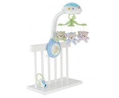 Fisher-Price CDN41 - 3 in 1 Traumbärchen Baby Mobile mit Spieluhr, Nachtlicht, White Noise und Sternenlicht Projektor, Babyausstattung ab Geburt