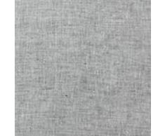 URBANARA Kissenhülle “Sameiro“ 100% Leinen, Wohnkissen, Unifarben,– 50cm x 50cm, Grau/Anthrazit, Dekokissen, Sofakissen, Bettkissen