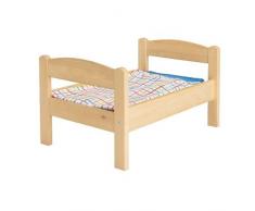 IKEA DUKTIG Puppenbett mit Bettset aus Kiefer