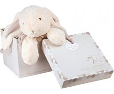 Doudou et Compagnie 1249 Lapin Bonbon Stoffhase mit Box, 75 cm, Taupe