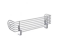 HI Herdschutzgitter Metall (ca. 60 x 18,5 x 14 cm) - Schutzgitter Herd, Herdschutzgitter Kinder, Herd Schutz für Kinder, Kinderschutzgitter Herd, Kinderschutz für Herd